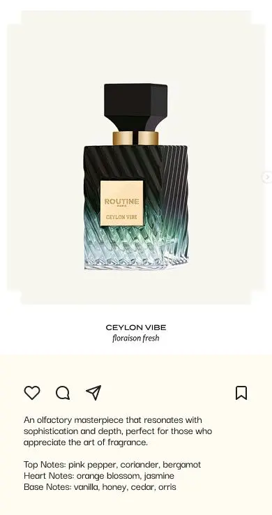 Routine Paris pe Instagram, postarea 6