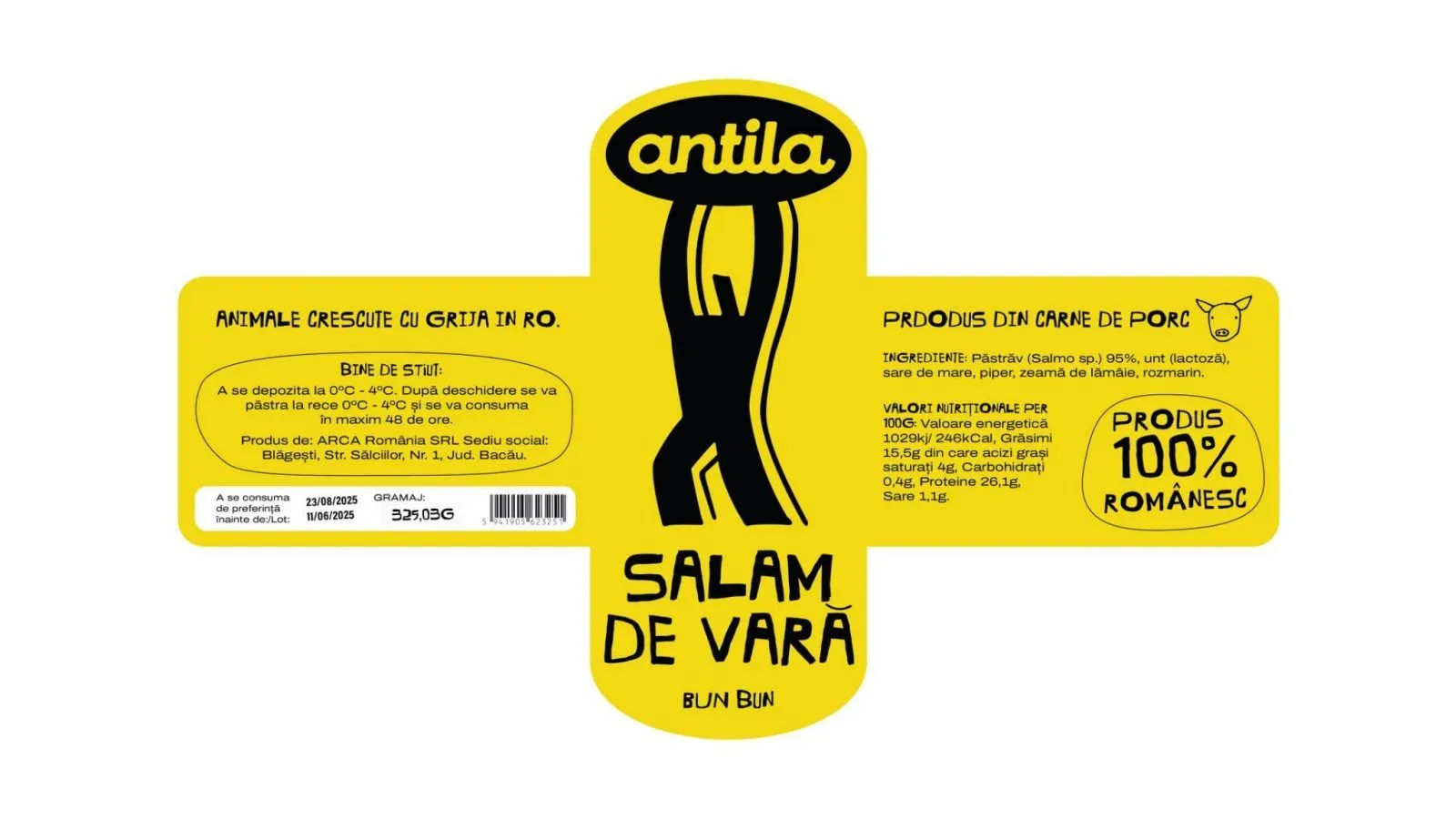 Labels, flat