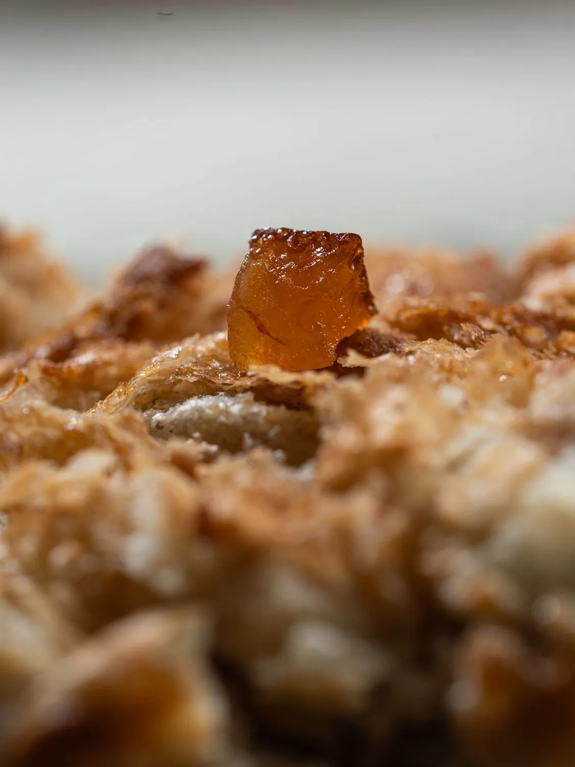 The candied orange on top