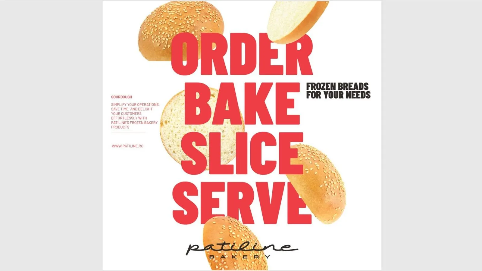 Poster: Order. Bake. Slice. Serve.