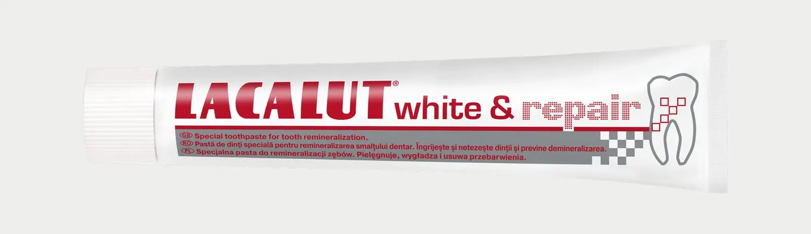 The Lacalut White & Repair tube