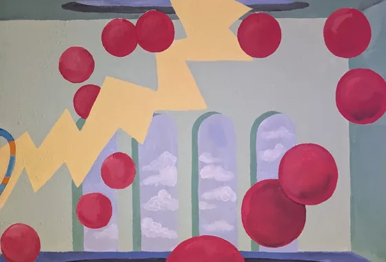 Mural at the Cromatic Studios studio