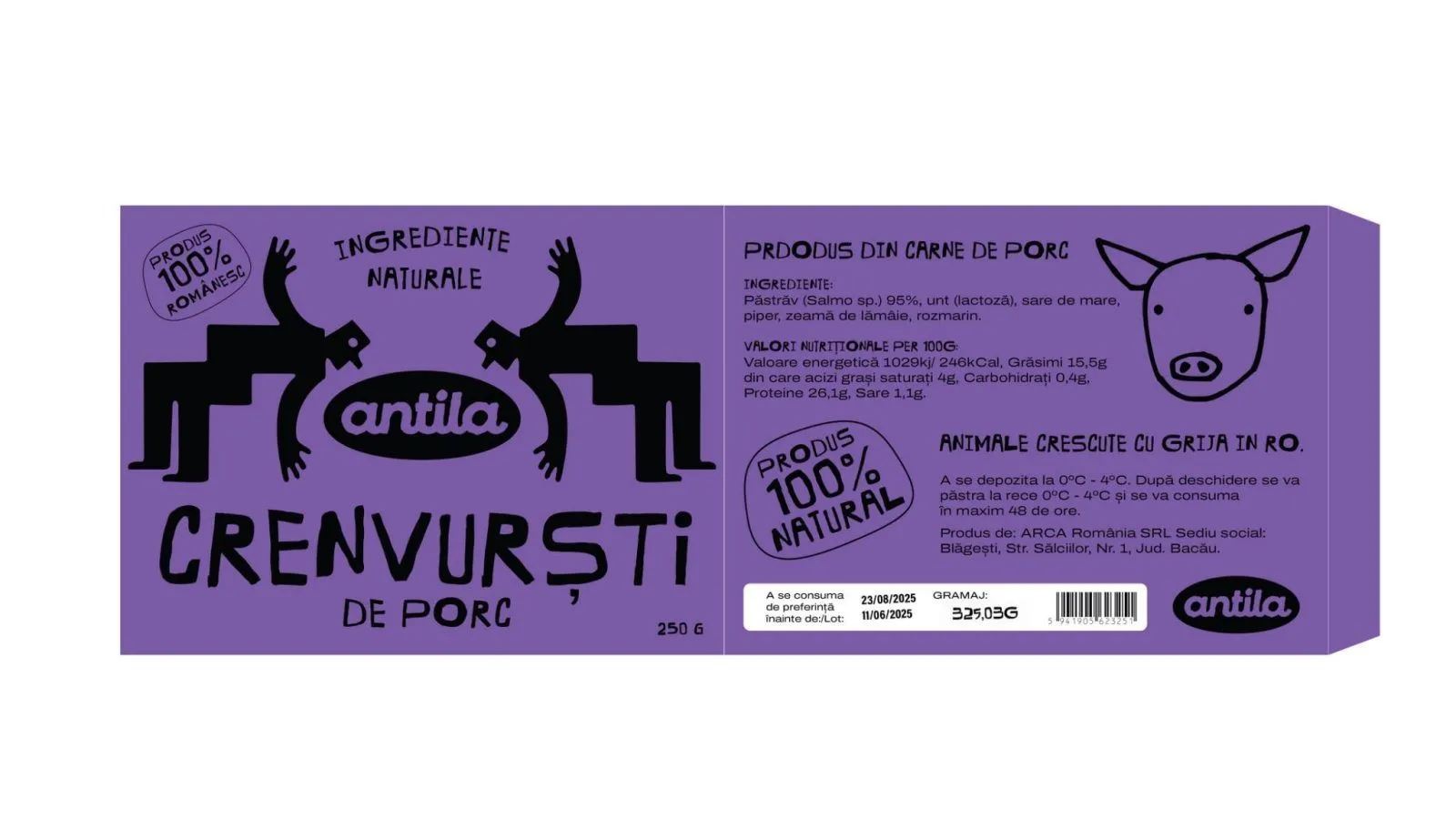 Labels, flat