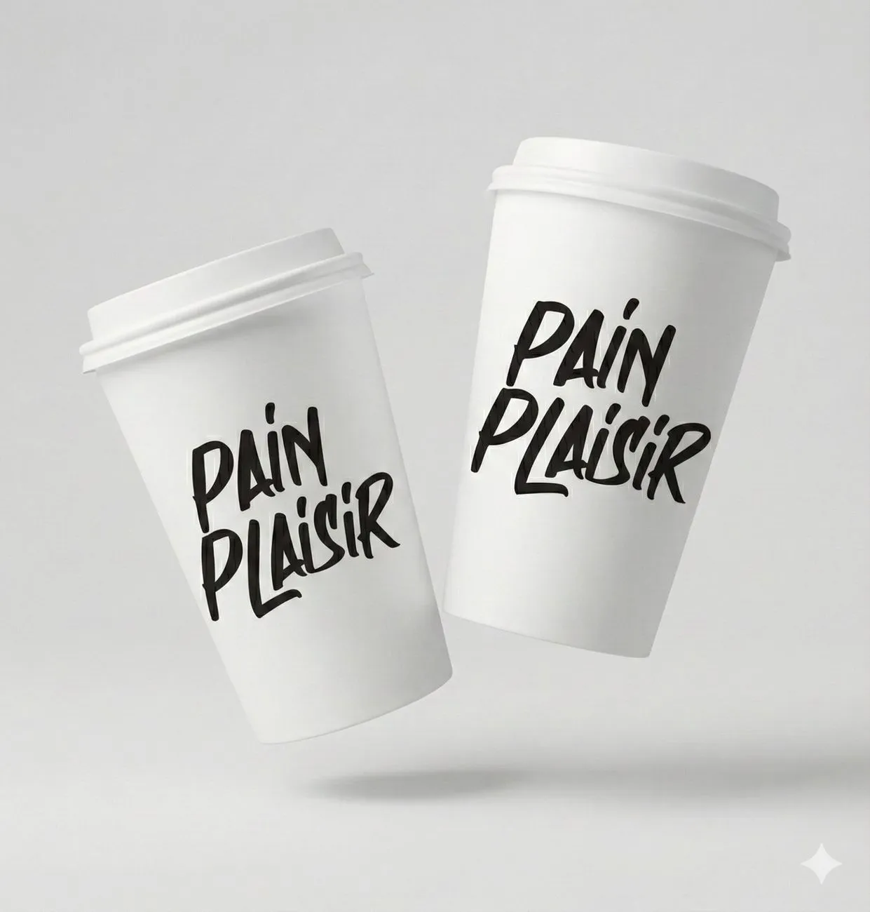 Pain Plaisir coffee cups