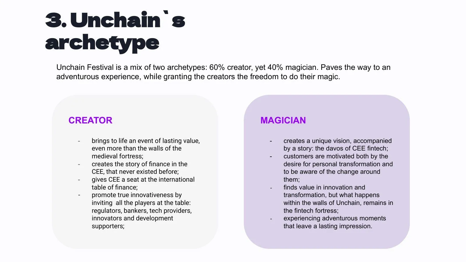 Arhetipul Unchain: creator și magician