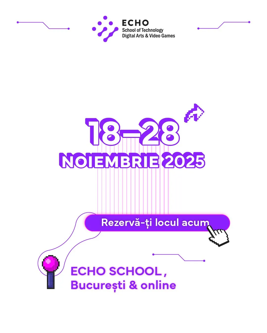 Slide: 18–28 November 2025, book your place