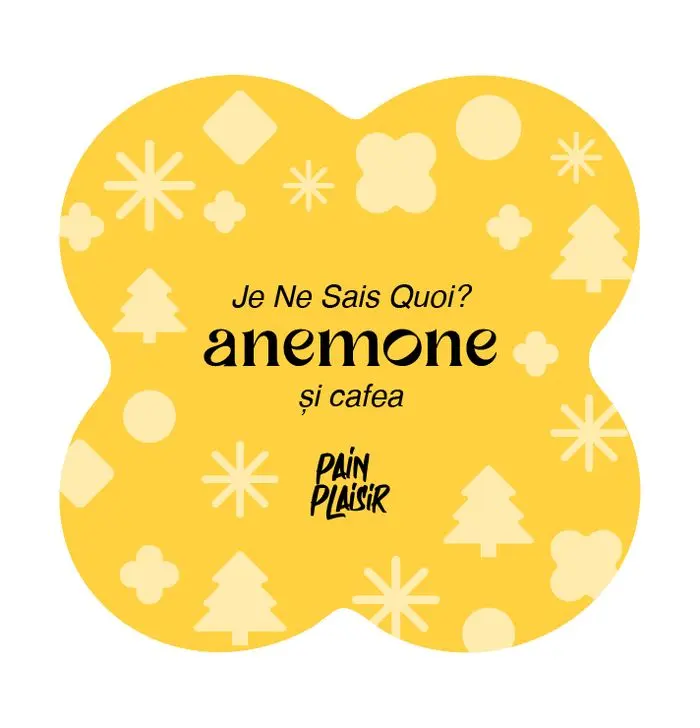 Sticker: Je ne sais quoi? Anemone și cafea