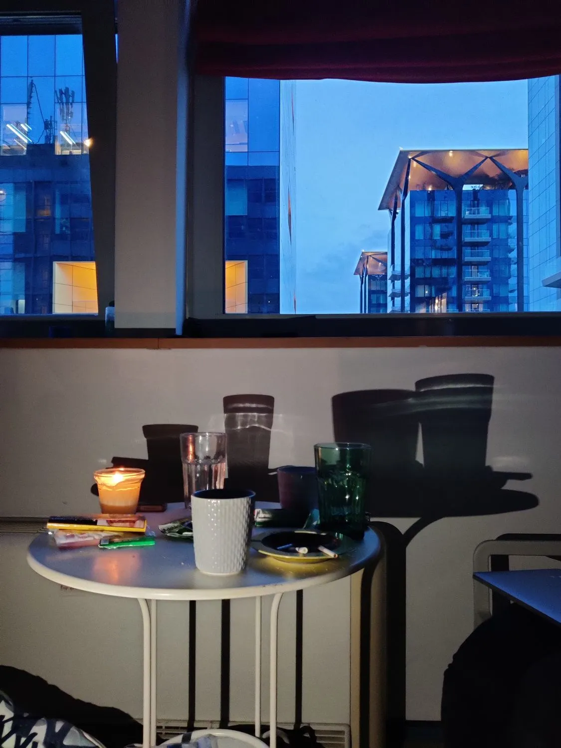 A coffee by the window