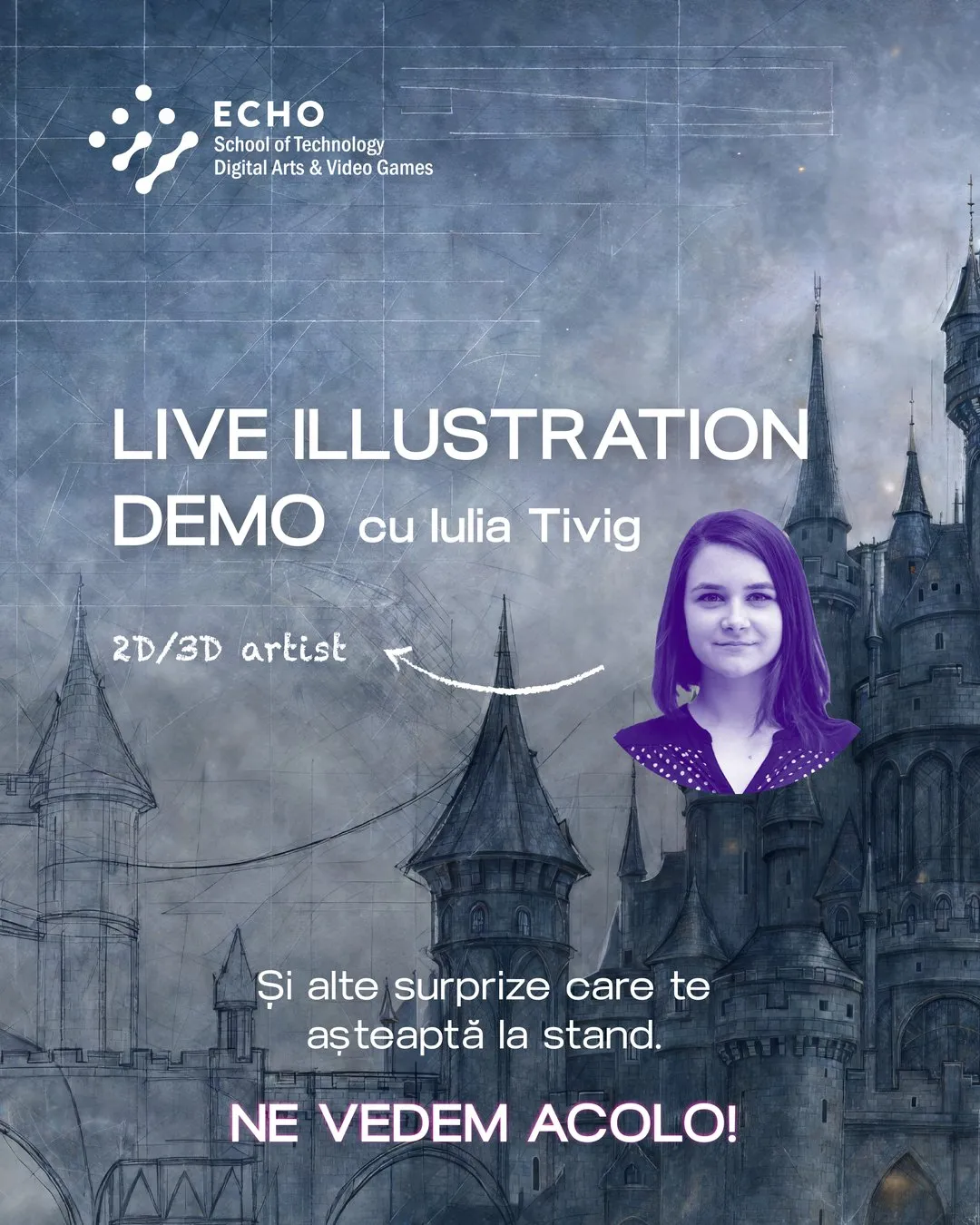 Slide: a live illustration demo with Iulia Tivig