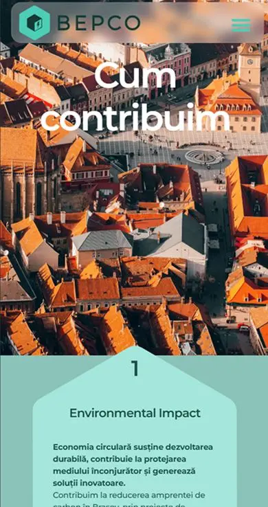 Pagina de mobil Bepco: cum contribuim