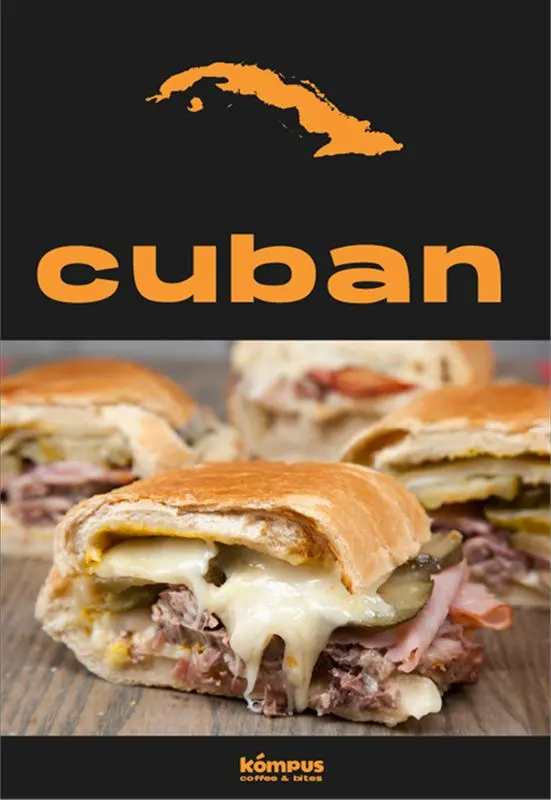 Afiș: sandvișul cubanez