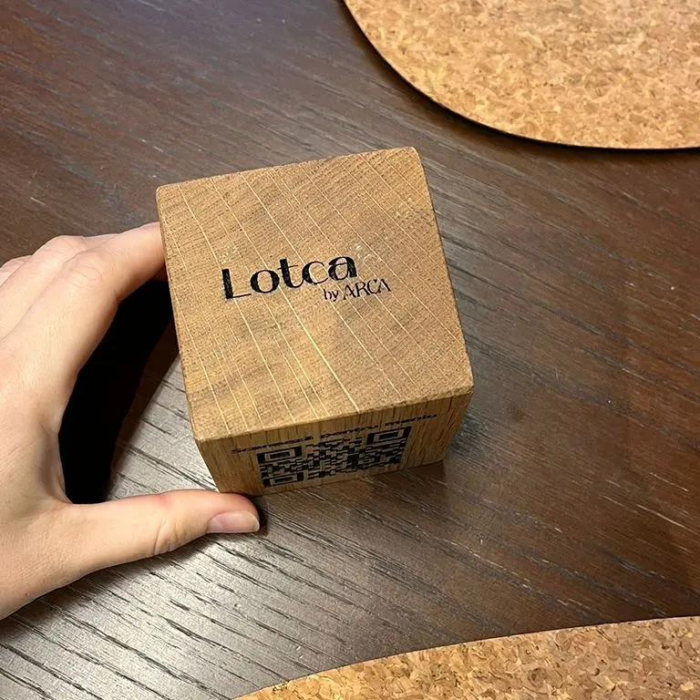 Un cub de lemn Lotca