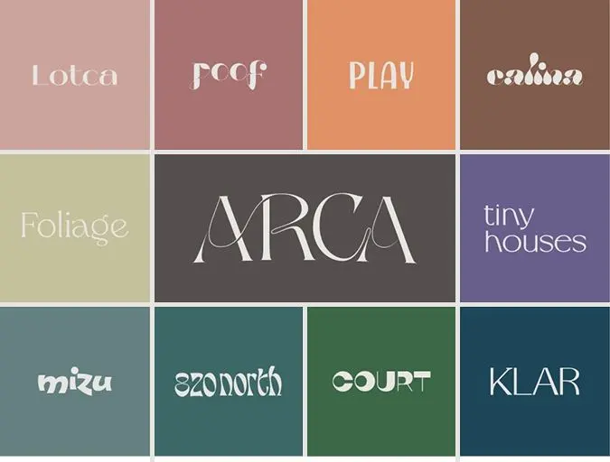 Familia de branduri ARCA: Lotca, Play, Foliage, Tiny Houses și altele