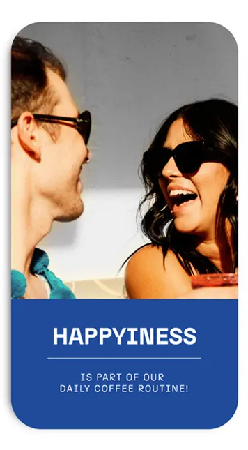 Happyness story with two guests