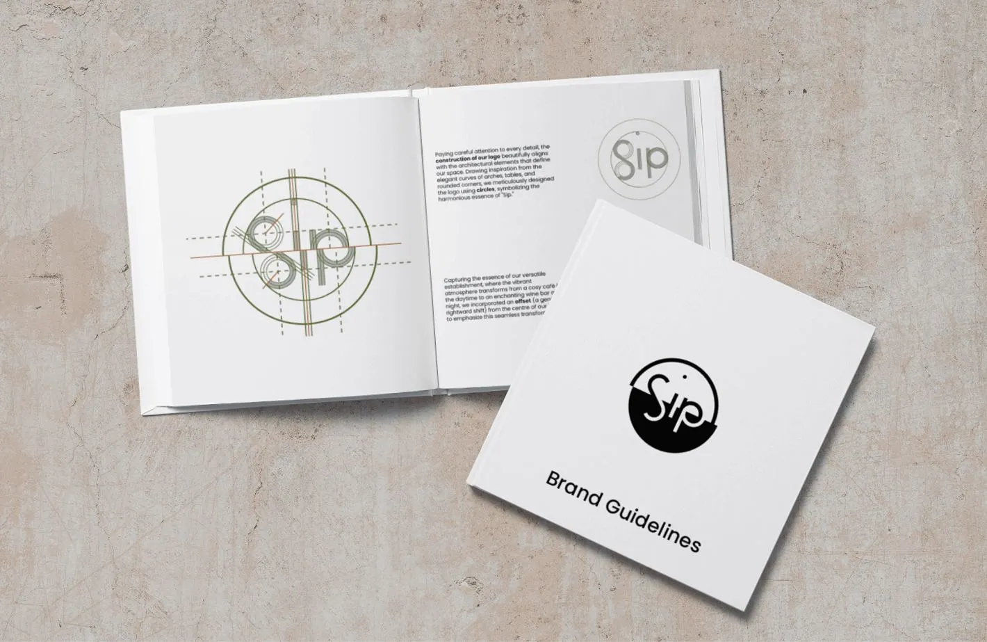The Sip brand guidelines book