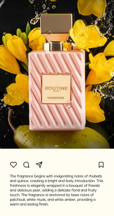 Routine Paris pe Instagram, postarea 1