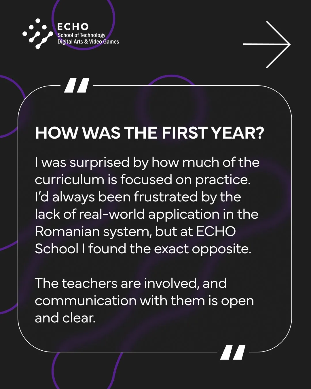 Slide: How was the first year?