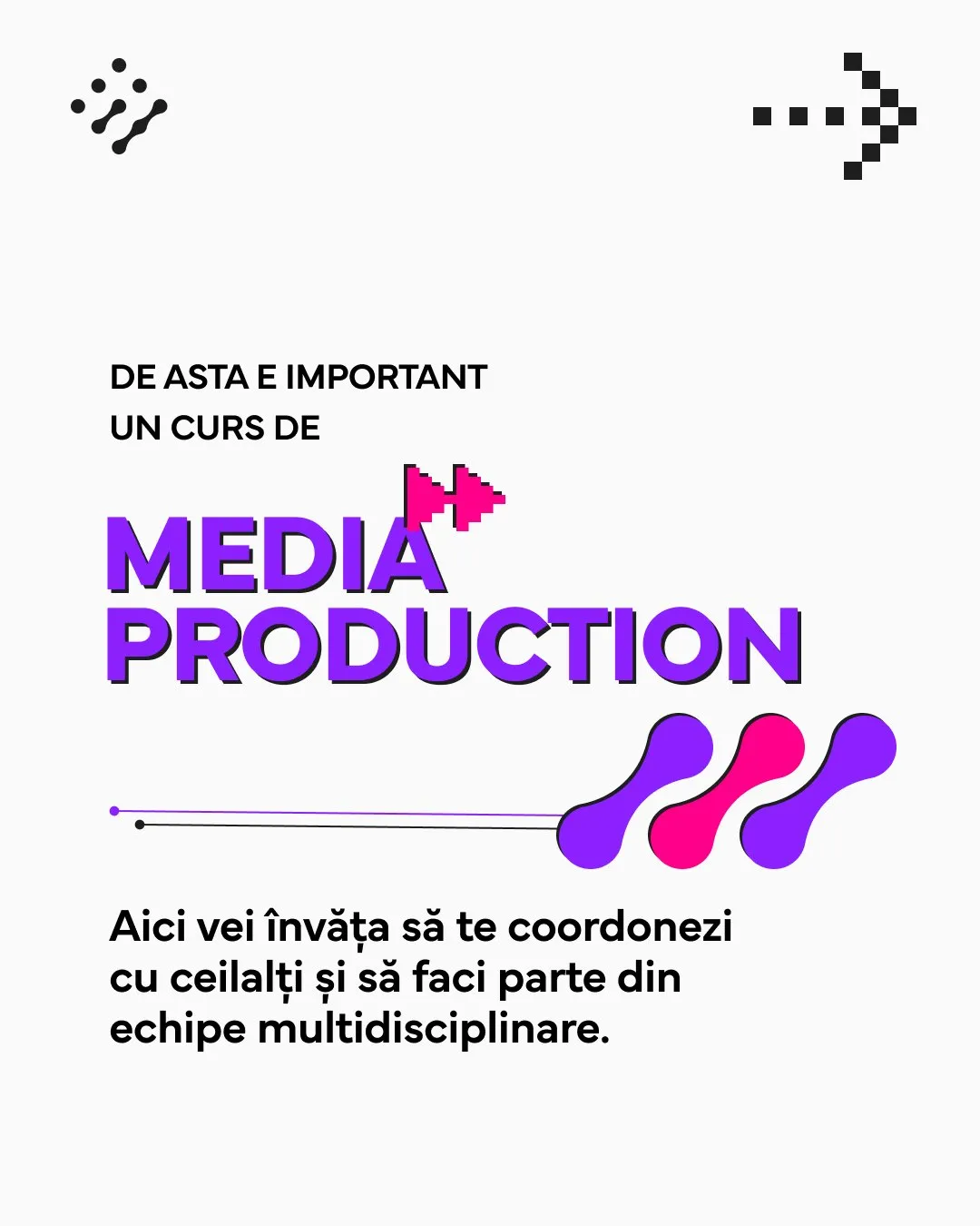 Slide: why a media production course matters