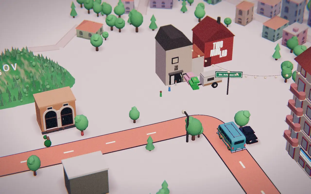 Cromatic world: the pastel diorama